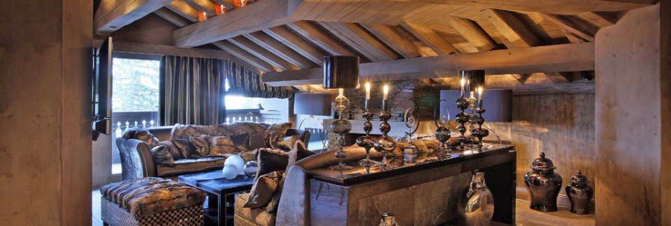 Интерьер в доме шале