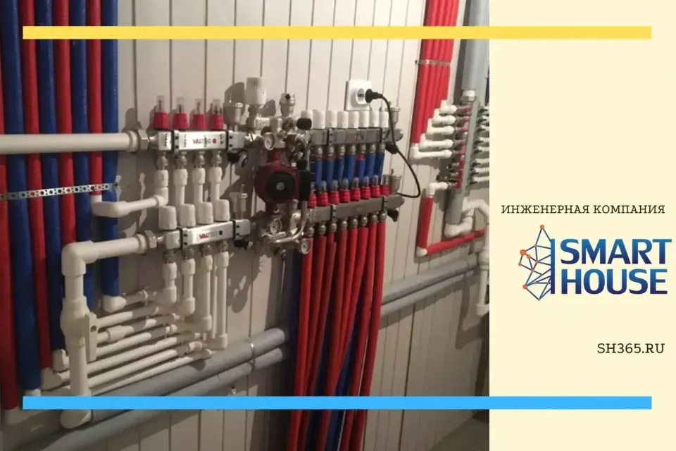 Устройство инженерных сетей в каркасном частном доме с мансардой в коттеджном поселке