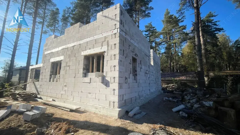 Строительство дома из газобетонных блоков в СПб