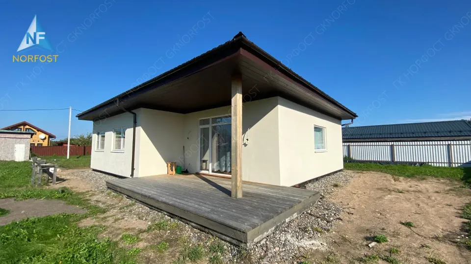 Строительство одноэтажного дома по проекту NF 94