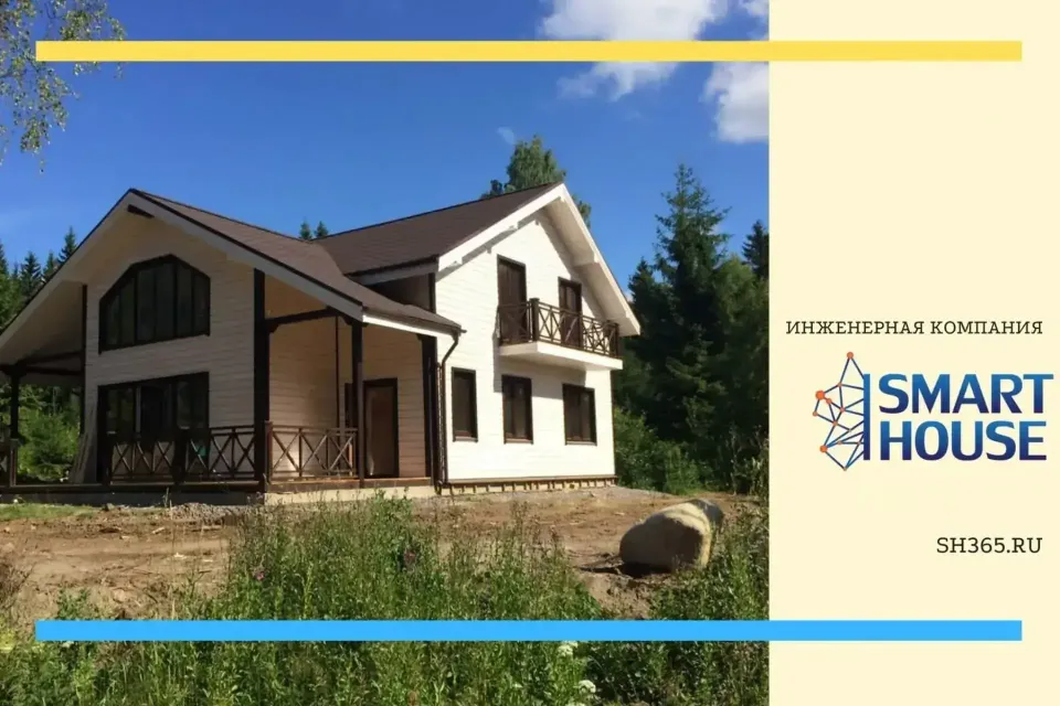 Устройство инженерных сетей в каркасном частном доме с мансардой в ленинградской области