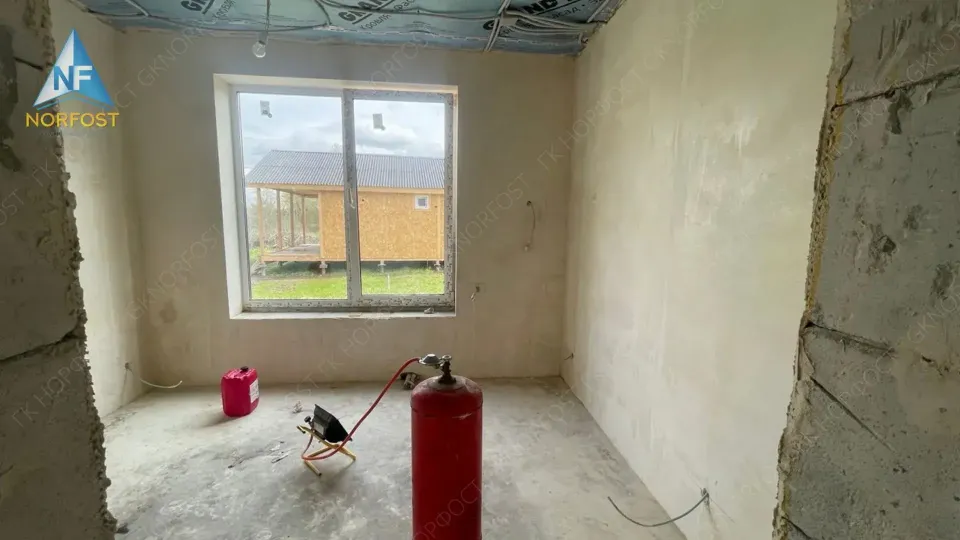 Строительство одноэтажного дома Barnhouse