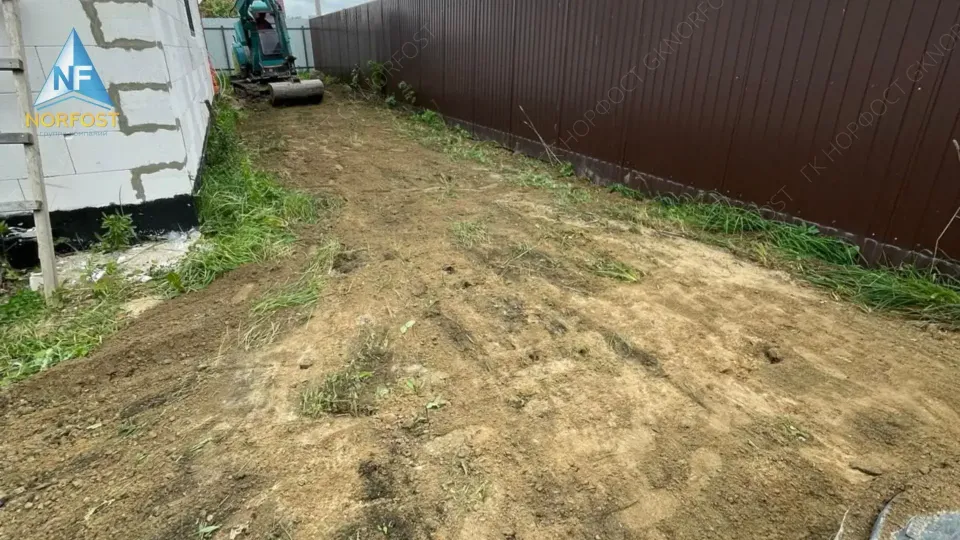 Строительство дома в Романовке