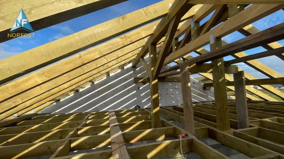 Строительство дома из газобетонных блоков в СПб NF 01