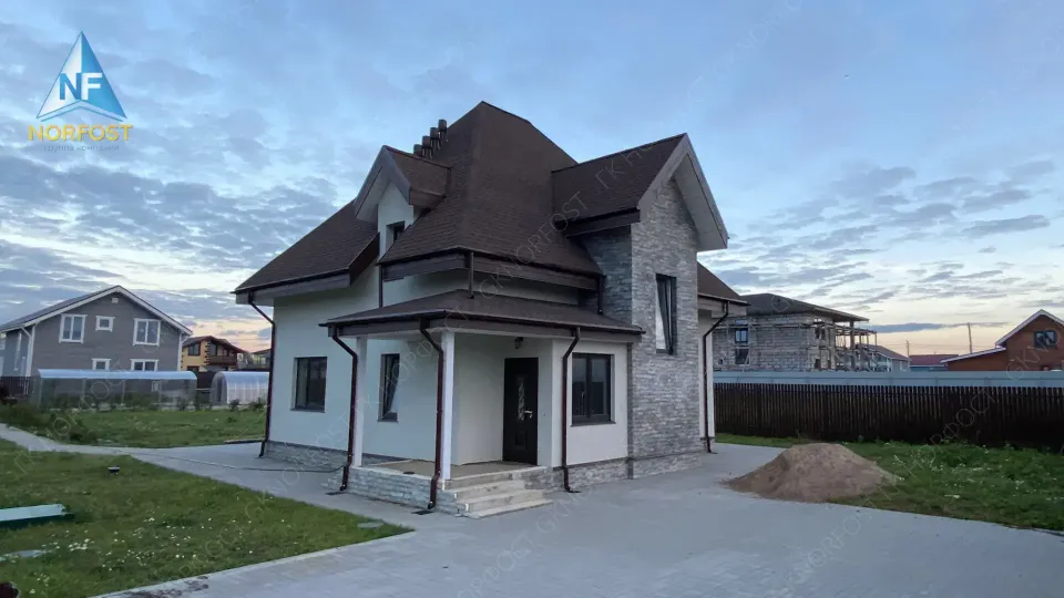 Дом из газобетона 8 на 12