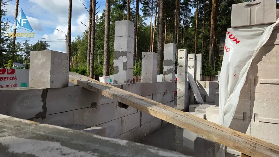 Строительство дома из газобетонных блоков в СПб