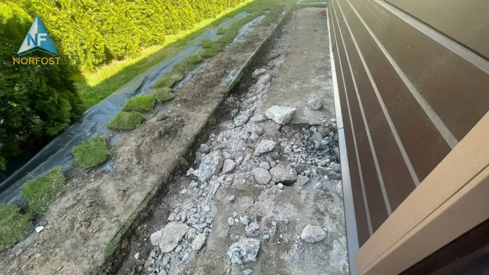 Благоустройство земельного участка в КП Дружное