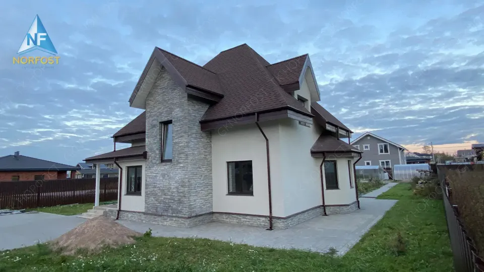 Дом из газобетона 8 на 12