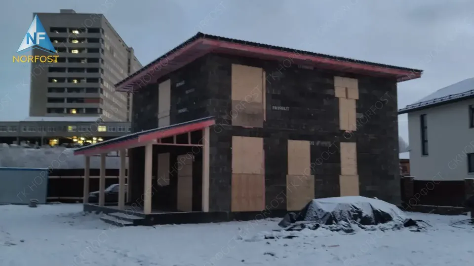 Строительство двухэтажного дома в Мурманске
