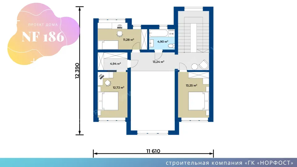 NF 186 - планировка дома