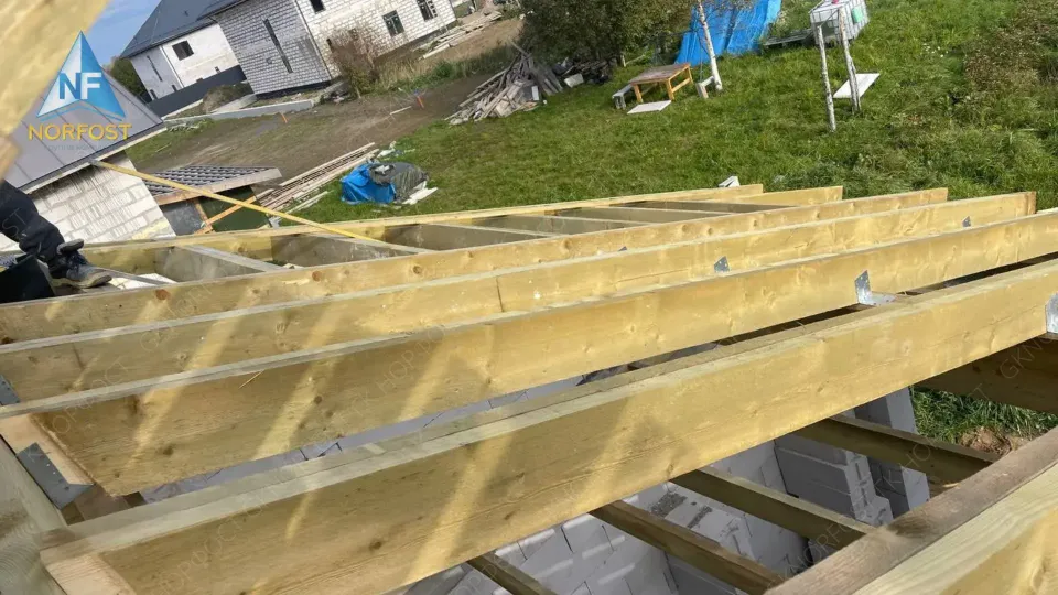 Строительство дома из газобетонных блоков в СПб NF 01