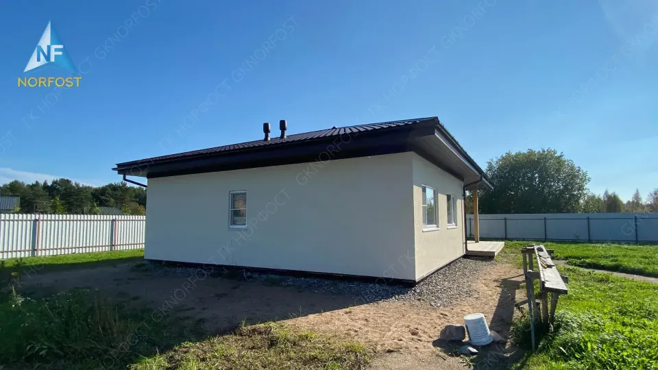 Строительство одноэтажного дома по проекту NF 94