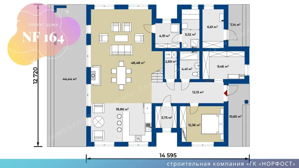 NF 164 - планировка дома