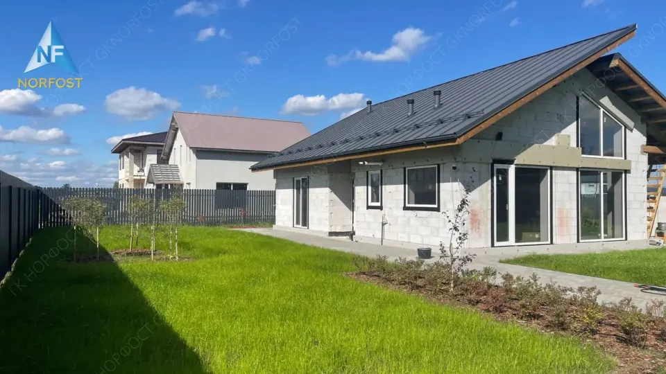 Строительство дома из газобетонных блоков в СПб NF 01