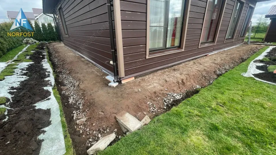 Благоустройство земельного участка в КП Дружное