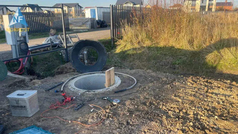Строительство одноэтажного дома из газобетона в Вырице