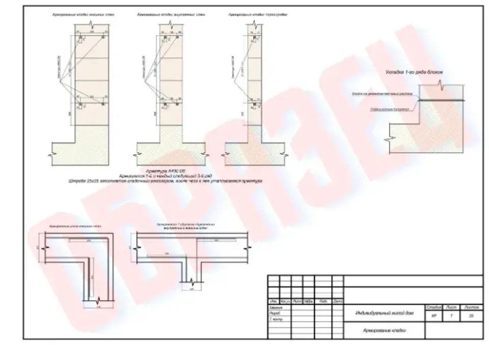 конструктивный раздел проекта