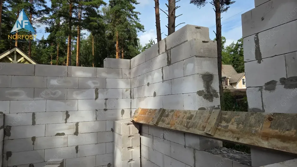 Строительство дома из газобетонных блоков в СПб