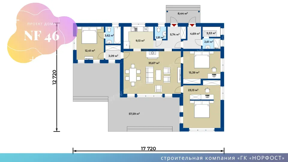 NF 46 - планировка дома
