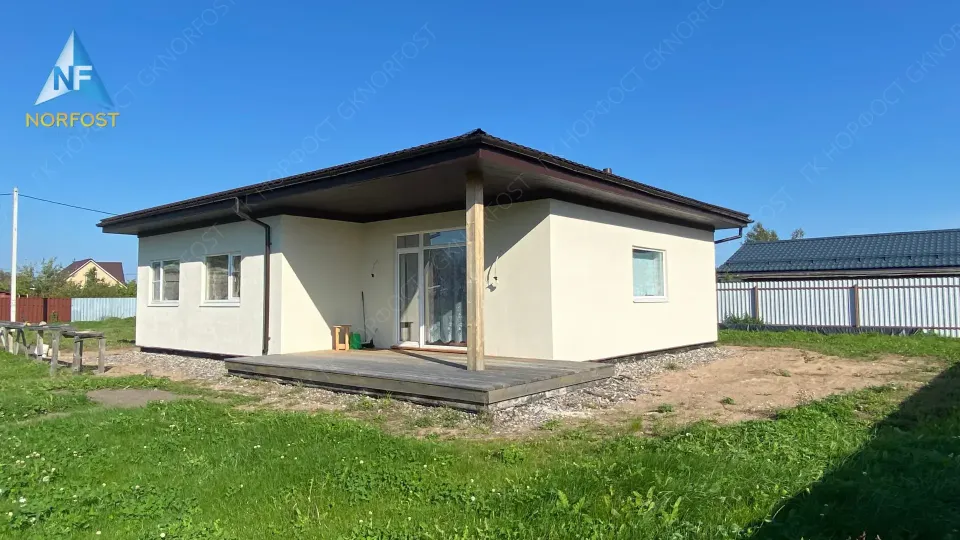 Строительство одноэтажного дома по проекту NF 94