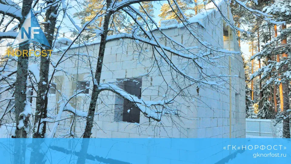 Строительство дома с мансардой из газобетона