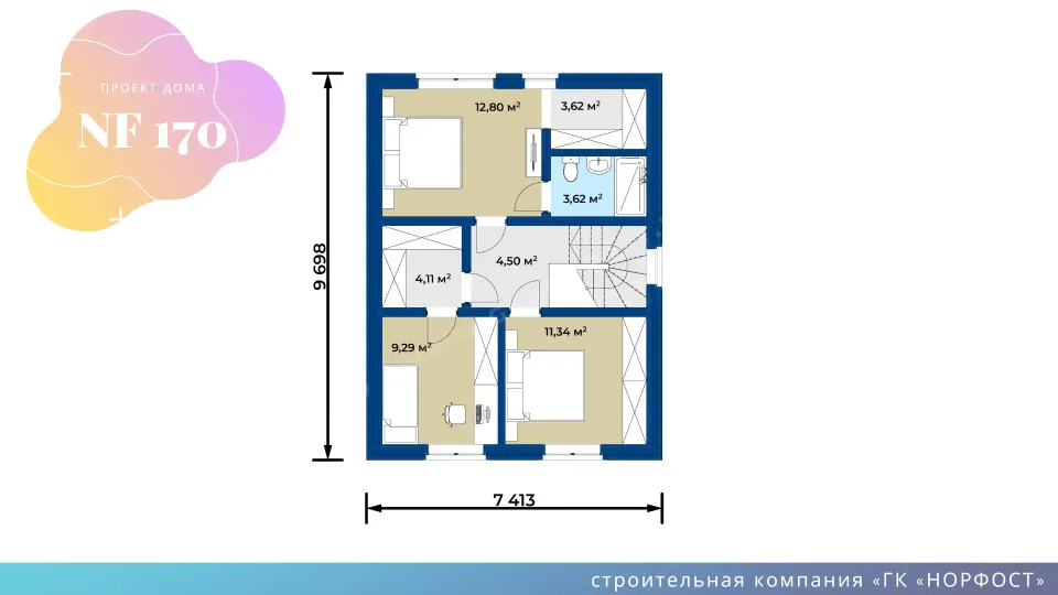NF 170 - планировка дома