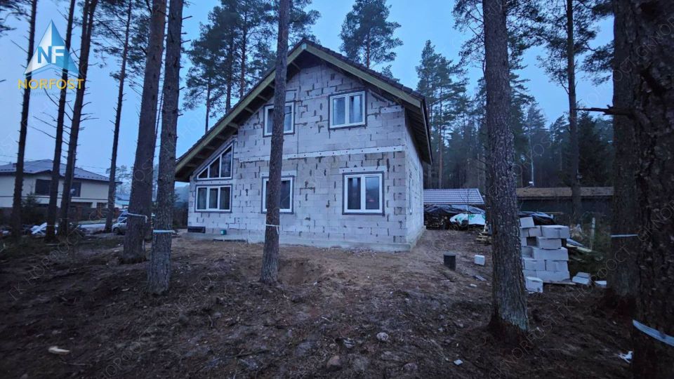 Строительство дома из газобетонных блоков в СПб