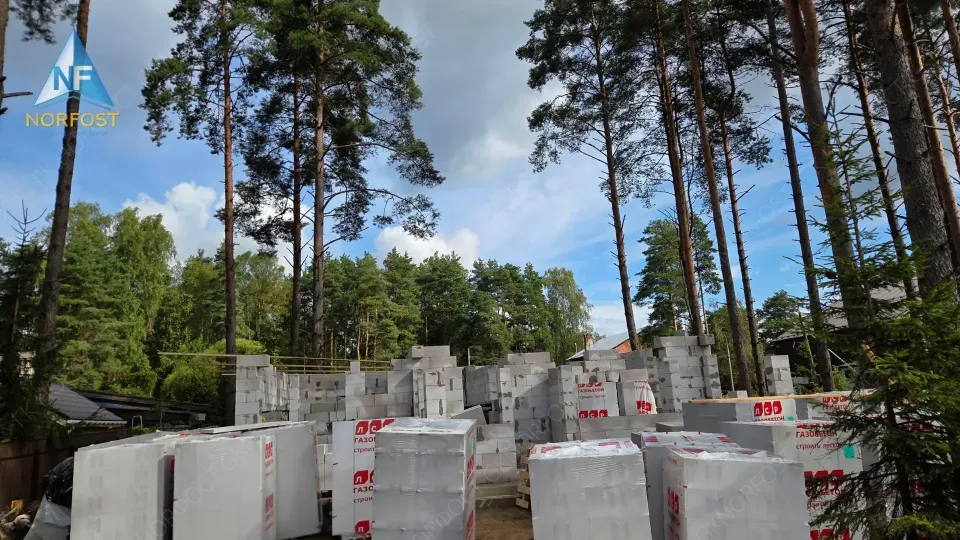 Строительство дома из газобетонных блоков в СПб