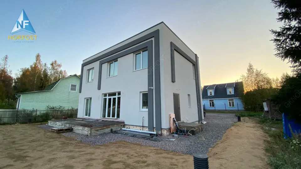 Строительство дома с плоской крышей из газобетона