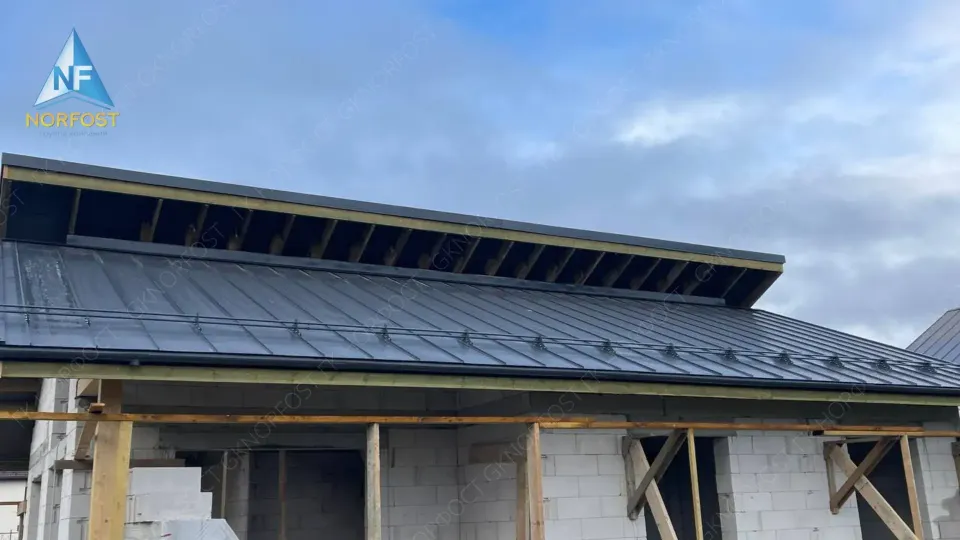 Строительство дома из газобетонных блоков в СПб NF 01