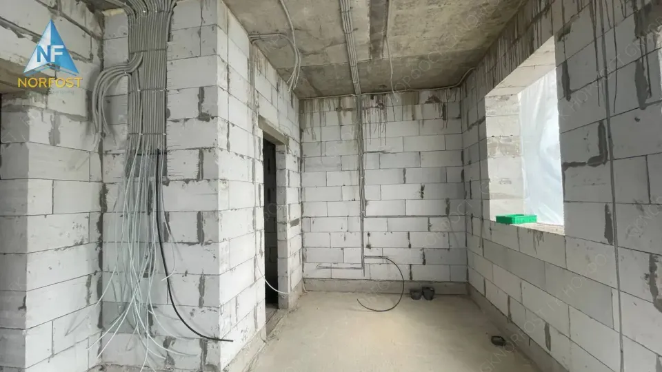 Строительство дома из газобетона с плоской кровлей