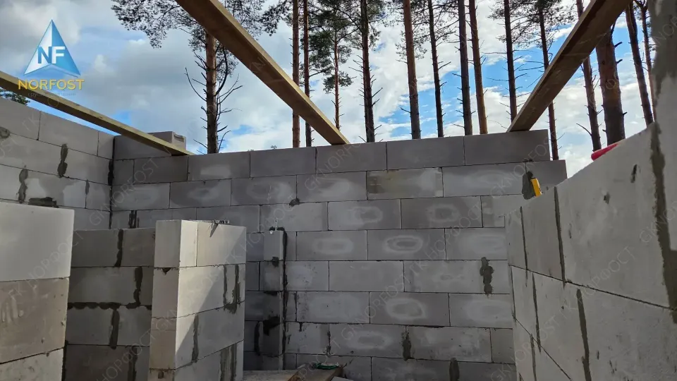 Строительство дома из газобетонных блоков в СПб