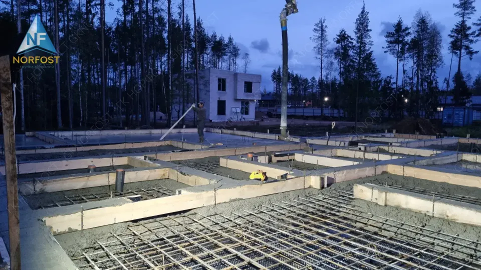 Строительство одноэтажного дома в Агалатово