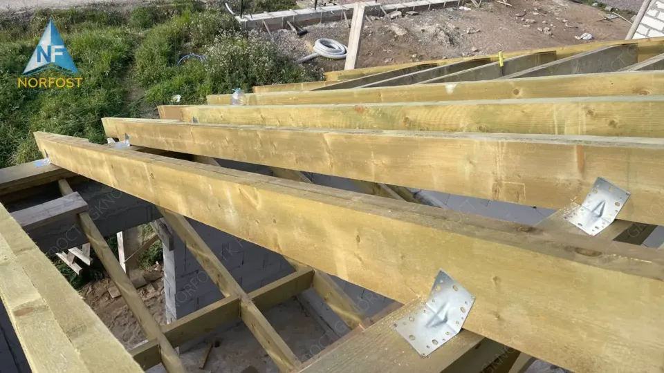 Строительство дома из газобетонных блоков в СПб NF 01