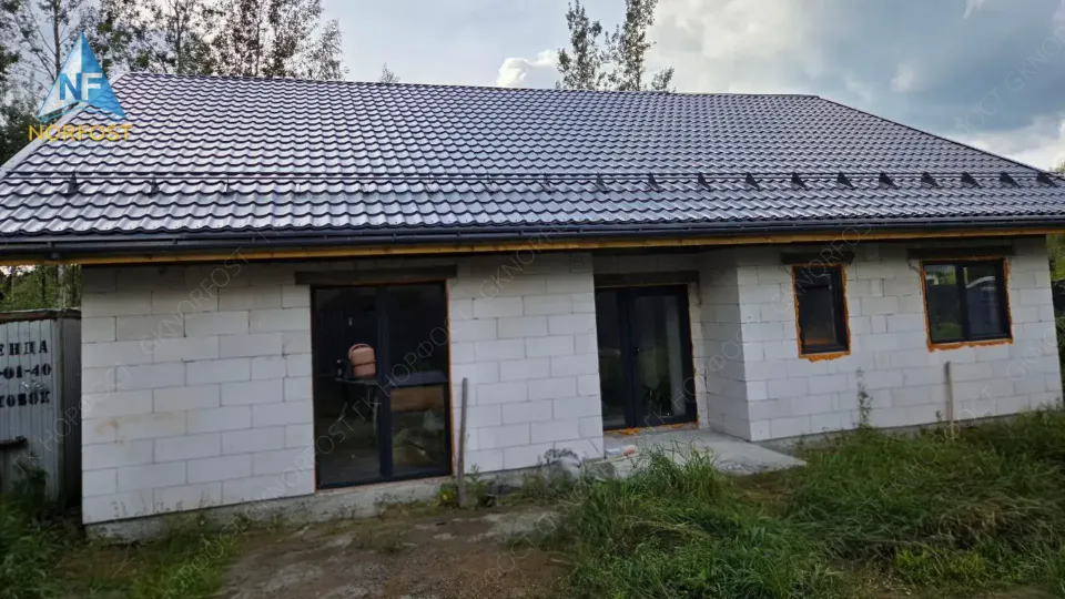 Строительство дома по проекту NF 01