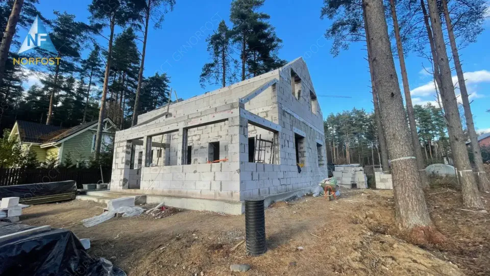 Строительство дома из газобетонных блоков в СПб