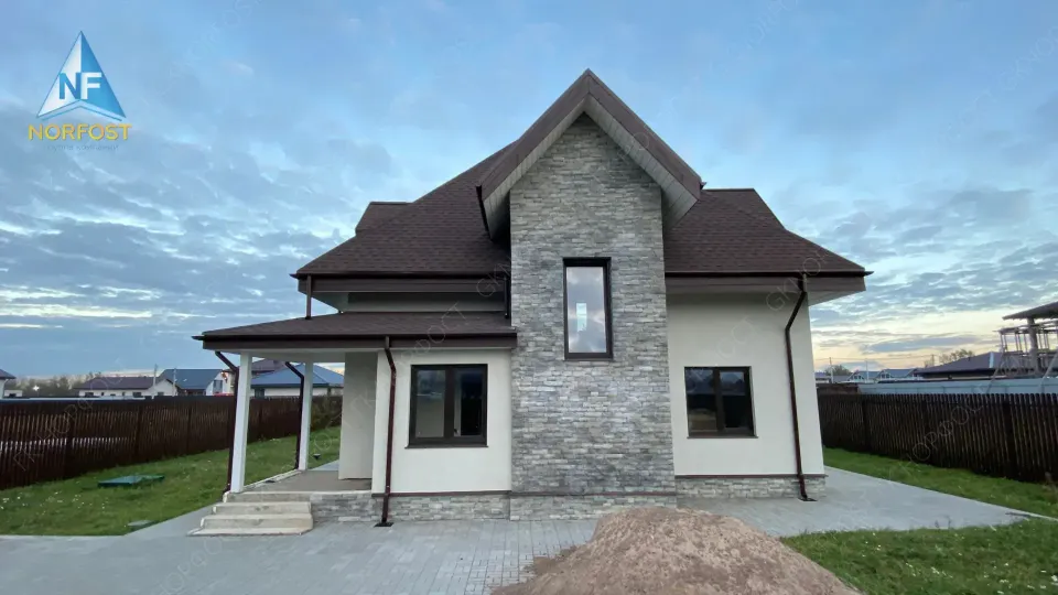 Дом из газобетона 8 на 12