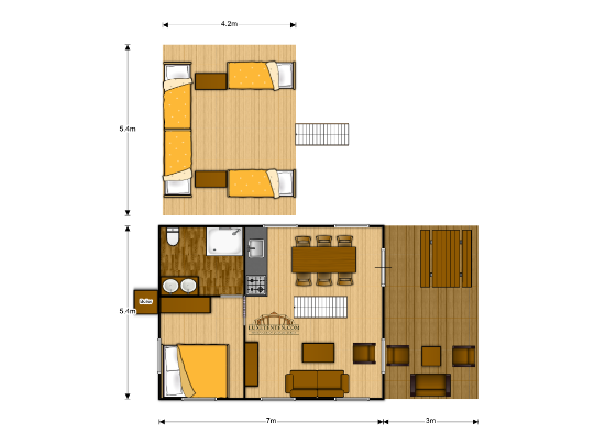Glamping lodge 38
