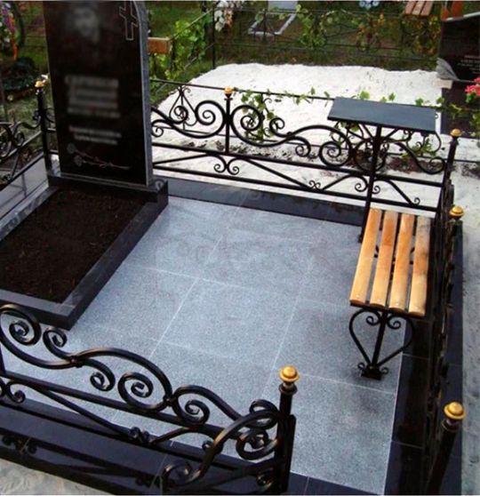 Установка столов,лавочек, оградок