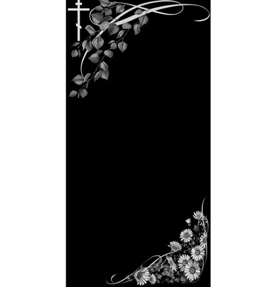 Художественное оформление вертикальных памятников