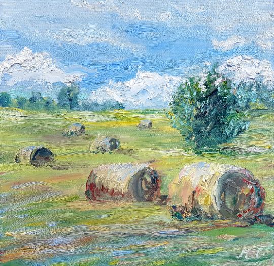 Сенокос в Арбонье