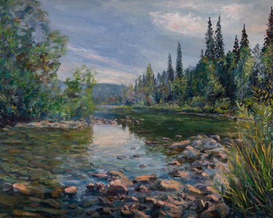 "Фантазия". Река Мрас-су. Сибирь.