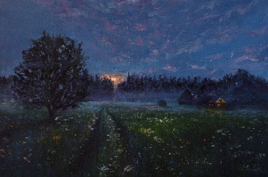 Ночь, луна и тишина