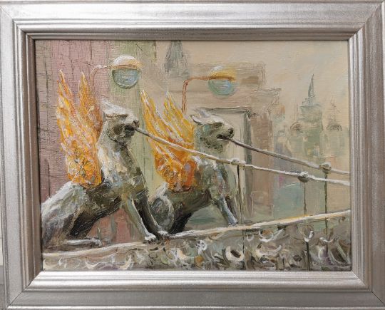 Грифоны на банковском мостике, СПб.