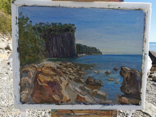 Скала Киселева, этюд 2022г.