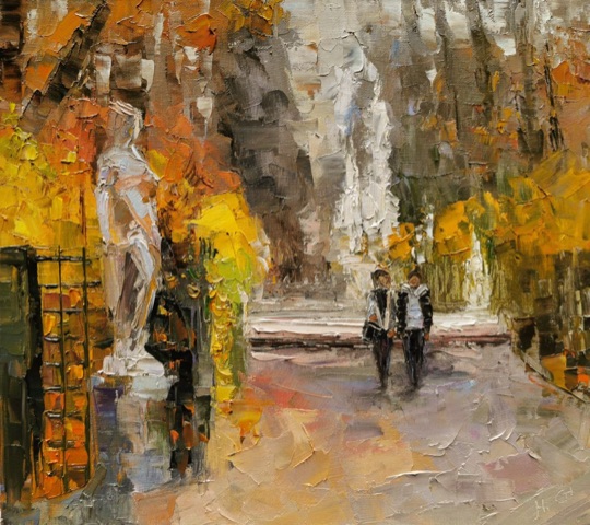 Осень в летнем саду