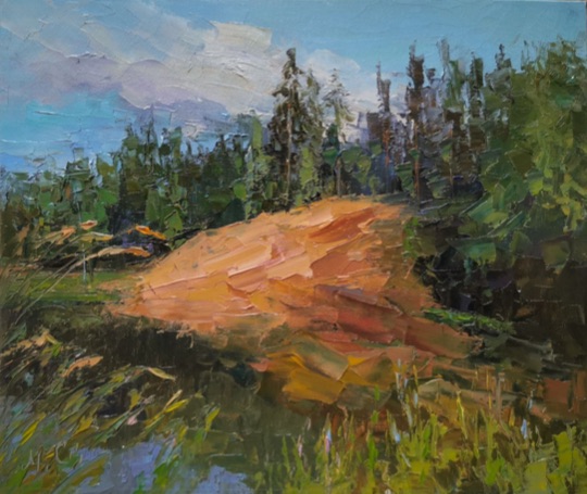 На реке Оредеж. Лялин луг