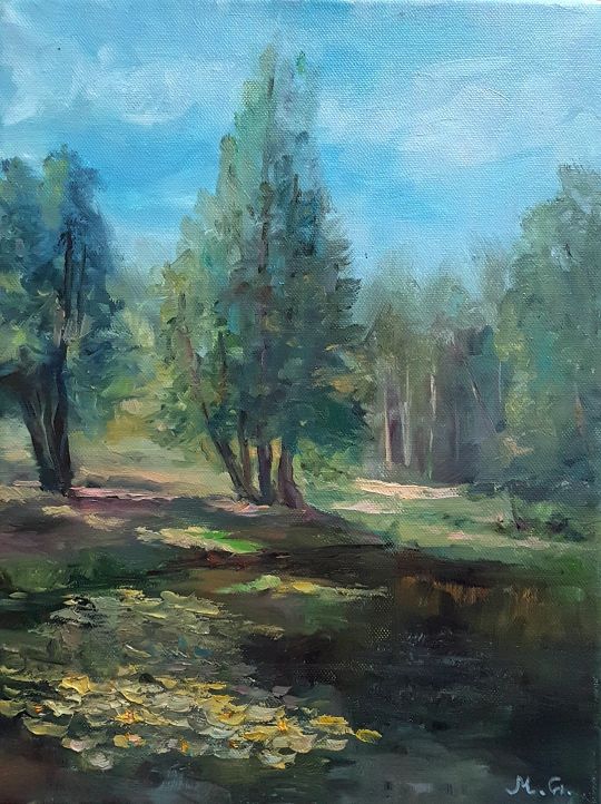 Этюд Шуваловский парк