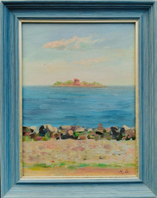 Этюд. Форд на Финском заливе