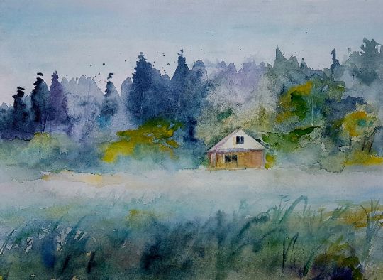 Туман в Арбонье